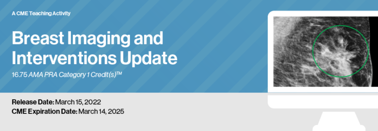 2022 Breast Imaging and Interventions Update CME VIDEOS