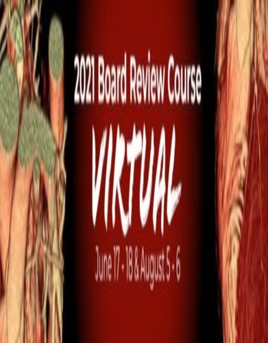 2021 Board Review and Update of Cardiovascular CT Course videos