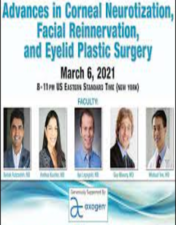Advances in Corneal Neurotization, Facial Reinnervation, and Eyelid Plastic Surgery (CME VIDEOS)