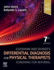 Goodman and Snyder’s Differential Diagnosis for Physical Therapists: Screening for Referral, 7th Edition 2021 Epub+ converted pdf