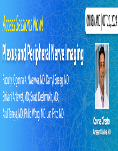 ARRS 2023 Symposium Plexus and Peripheral Nerve Imaging (MRI/US) Videos