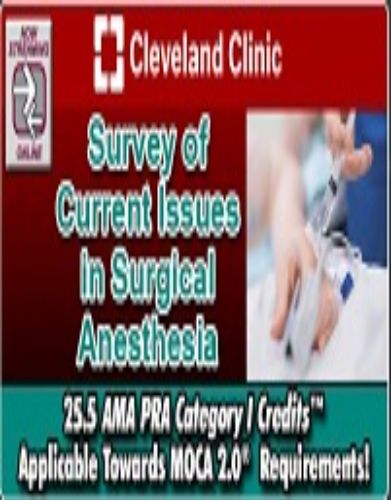 Cleveland Clinic Survey Of Current Issues In Surgical Anesthesia 2024 (Videos)