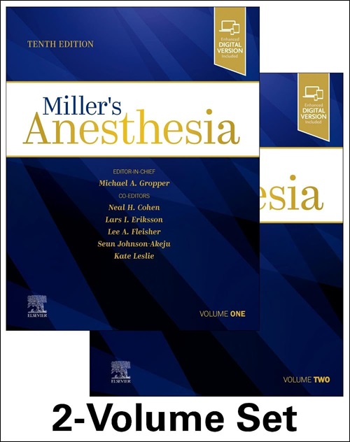 Miller's Anesthesia, 2-volume Set 10th