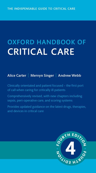 Oxford Handbook of Critical Care Medicine  4th Edition