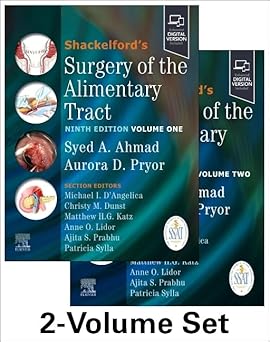 Shackelford’s Surgery of the Alimentary Tract, 2 Volume Set, 9th Edition Original PDF  2025