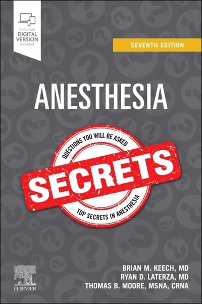 ANESTHESIA SECRETS 7Th Original PDF 2025